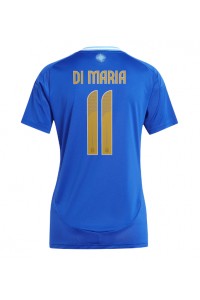 Argentinië Angel Di Maria #11 Voetbaltruitje Uit tenue Dames Copa America 2024 Korte Mouw